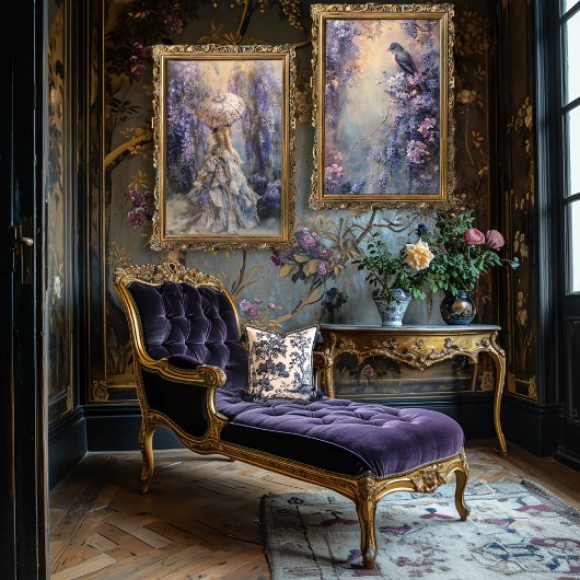 藤の中でフルレングスエテリアールポートレートアート 薄葉紙