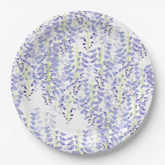 藤の使い捨てプレート ペーパープレート (正面)