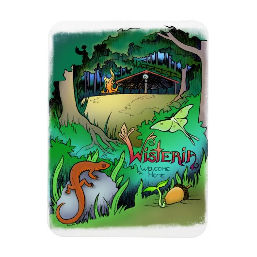 藤の冷凍機マグネット マグネット (縦)