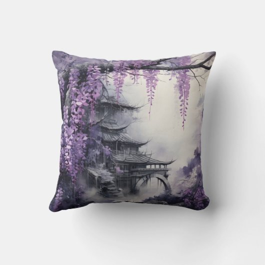 藤の古寺 クッション (裏面)