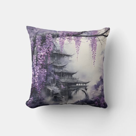 藤の古寺 クッション (正面)