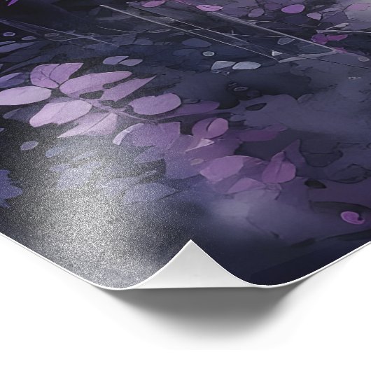 藤の古寺 フォトプリント            (角)