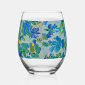 藤の夢 ステムなしワイングラス (右)