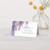 藤の夢 プレイスカード (正面)