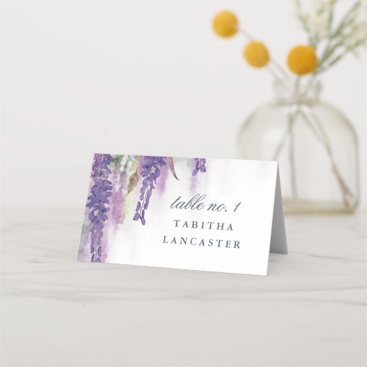 藤の夢 プレイスカード (正面)