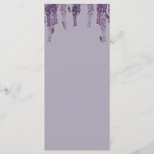 藤の夢 プログラム (裏面)