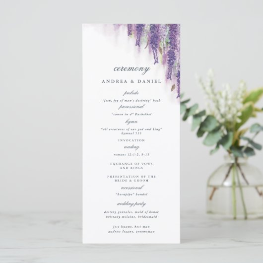 藤の夢 プログラム (スタンド正面)