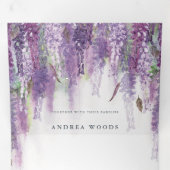 藤の夢 三つ折り招待状 (内部最初)