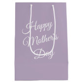 藤の庭の母と娘 ミディアムペーパーバッグ (裏面)