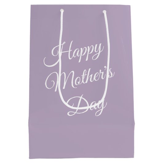 藤の庭の母と娘 ミディアムペーパーバッグ (裏面)