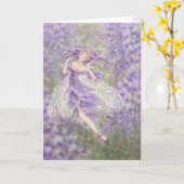 藤の挨拶状 カード (黄色い花)