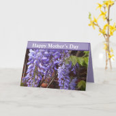 藤の母の日 カード (黄色い花)