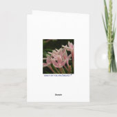 藤の祖母の母の日カード カード (裏面)