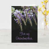 藤の祖母の母の日カード カード (黄色い花)