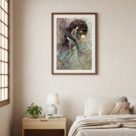 藤の花のランタン ヴィンテージ日本美術 ワーウィック・グローブ ポスター