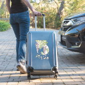 藤の花模様の作成と分離 シール (スーツケースインサイチュ)