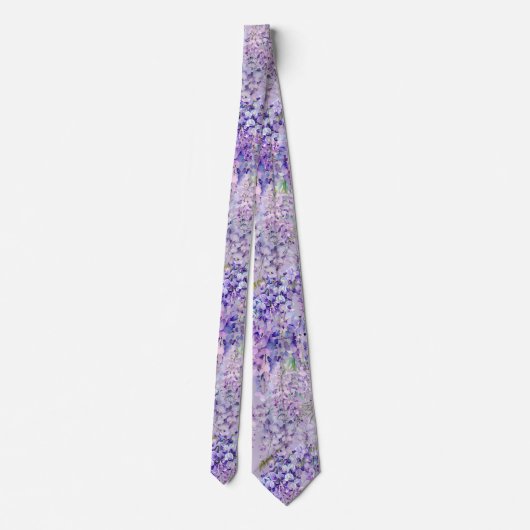 藤の花 ネクタイ (裏面)