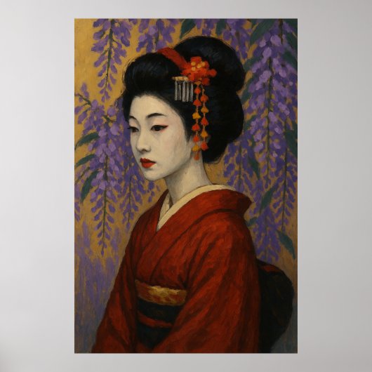 藤の芸者娘 ポスター (正面)