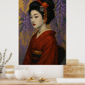藤の芸者娘 ポスター (キッチン)