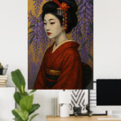 藤の芸者娘 ポスター (ホームオフィス)