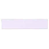 藤の薄紫のラベンダーの蘭及び白のストライプ ショートテーブルランナー (横)