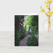 藤の通路 カード (黄色い花)