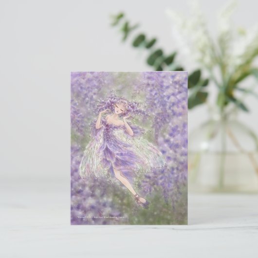 藤の郵便はがき ポストカード (スタンド正面)