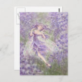 藤の郵便はがき ポストカード (正面/裏面)