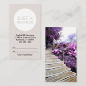 藤の階段アポイントメントカード 予約カード (正面/裏面)