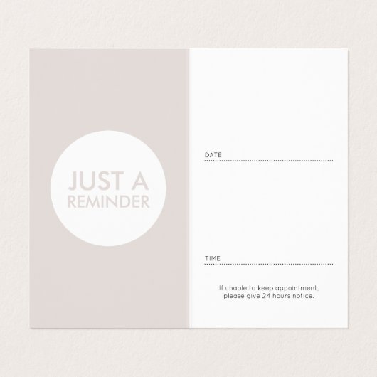 藤の階段折り畳みアポイントメントカード 名刺 (内部フラット)