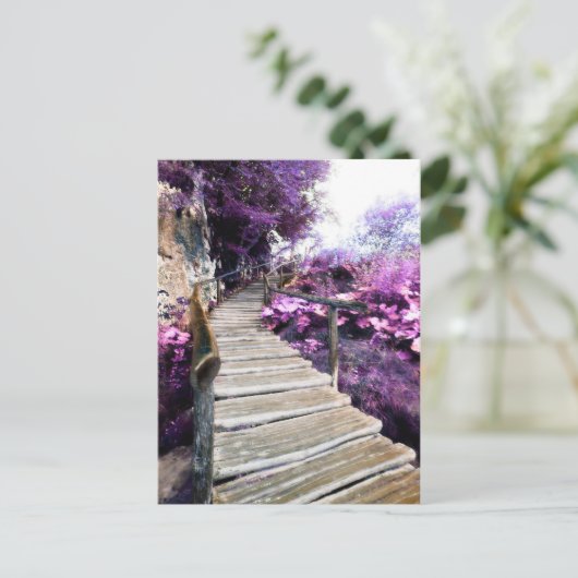 藤の階段 ポストカード (スタンド正面)