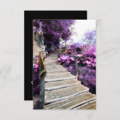 藤の階段 招待状 (正面/裏面)