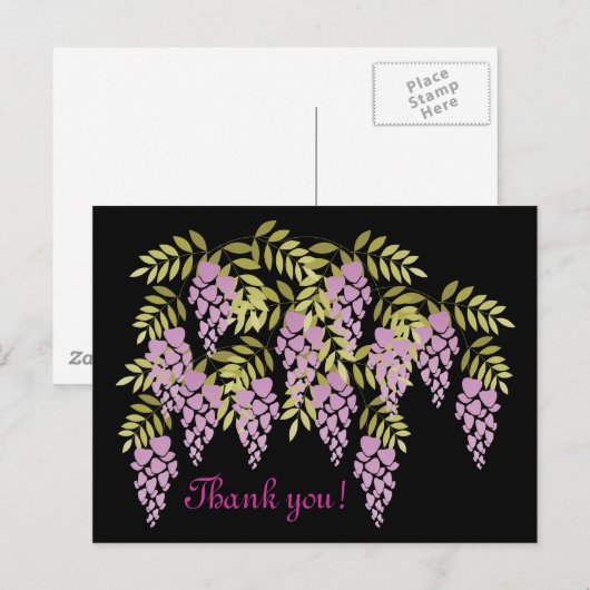 藤はがき ポストカード (正面/裏面)