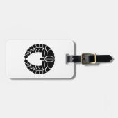 藤ぶら下がった藤 ラゲッジタグ (正面横)