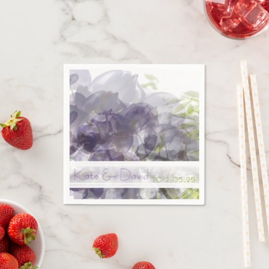 ©藤ウィスパー結婚ズ/または全大事な行事カスタム スタンダードカクテルナプキン (インサイチュ)