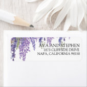 藤エレガントの木パープルフローラ ラベル (インサイチュ)