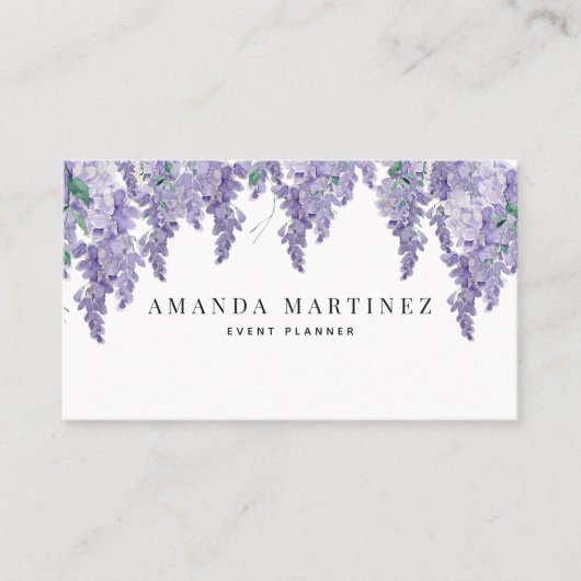 藤エレガントの水彩ソーシャルメディア事業 名刺 (正面)