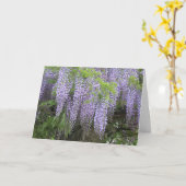 藤エレガントモダンの花が咲く カード (黄色い花)