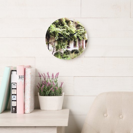 藤コテージ ラージ壁時計 (読書スペース)