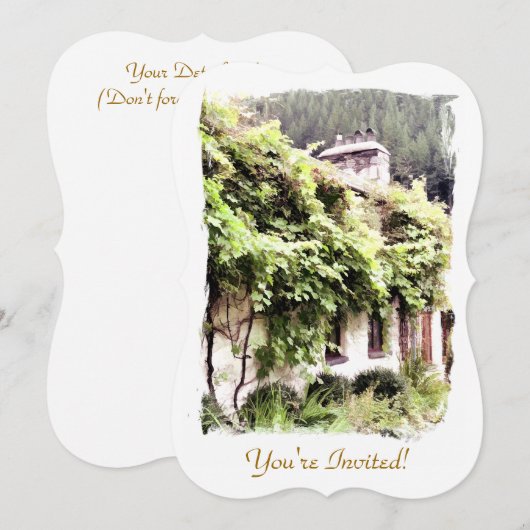 藤コテージ 招待状 (正面/裏面)