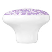 藤パープルディアバードフローラ森ウッドランド セラミックノブ (側面)