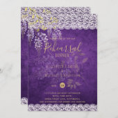 藤フローラレースリハーサルディナー招待状 招待状 (正面/裏面)