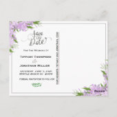 藤フローラ保存日 ポストカード (裏面)