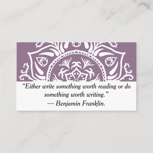 藤マンダラ 名刺 (裏面)