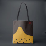 藤五新門黒吉良屋陣羽織 トートバッグ<br><div class="desc">『藤後新門黒吉良屋陣羽織』は、『大坂城天主格』の陣羽織。16世紀に日本を統一した豊臣秀吉が使ったと言われている。

黒地に黄色の富士を描描いた美しい陣羽織が商品化された</div>