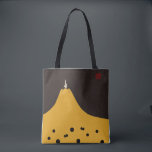 藤五新門黒吉良屋陣羽織 トートバッグ<br><div class="desc">『藤後新門黒吉良屋陣羽織』は、『大坂城天主格』の陣羽織。16世紀に日本を統一した豊臣秀吉が使ったと言われている。

黒地に黄色の富士を描描いた美しい陣羽織が商品化された</div>