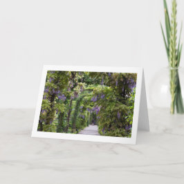 藤折りグリーティングカ空白のード カード