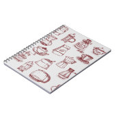 藤洞パラアンカフェイドカラーカフェ ノートブック (左側)