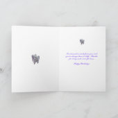 藤紫ボスハッピーバースデーカード カード (内部)