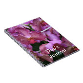 藤色のシンガポールの蘭のノート ノートブック (右側)